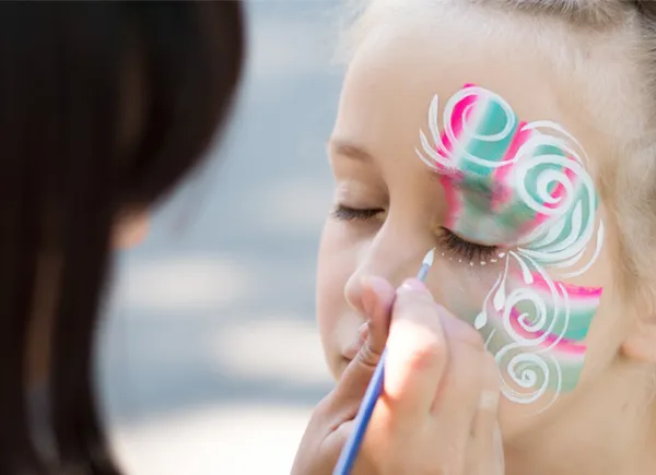 Hatters face painting