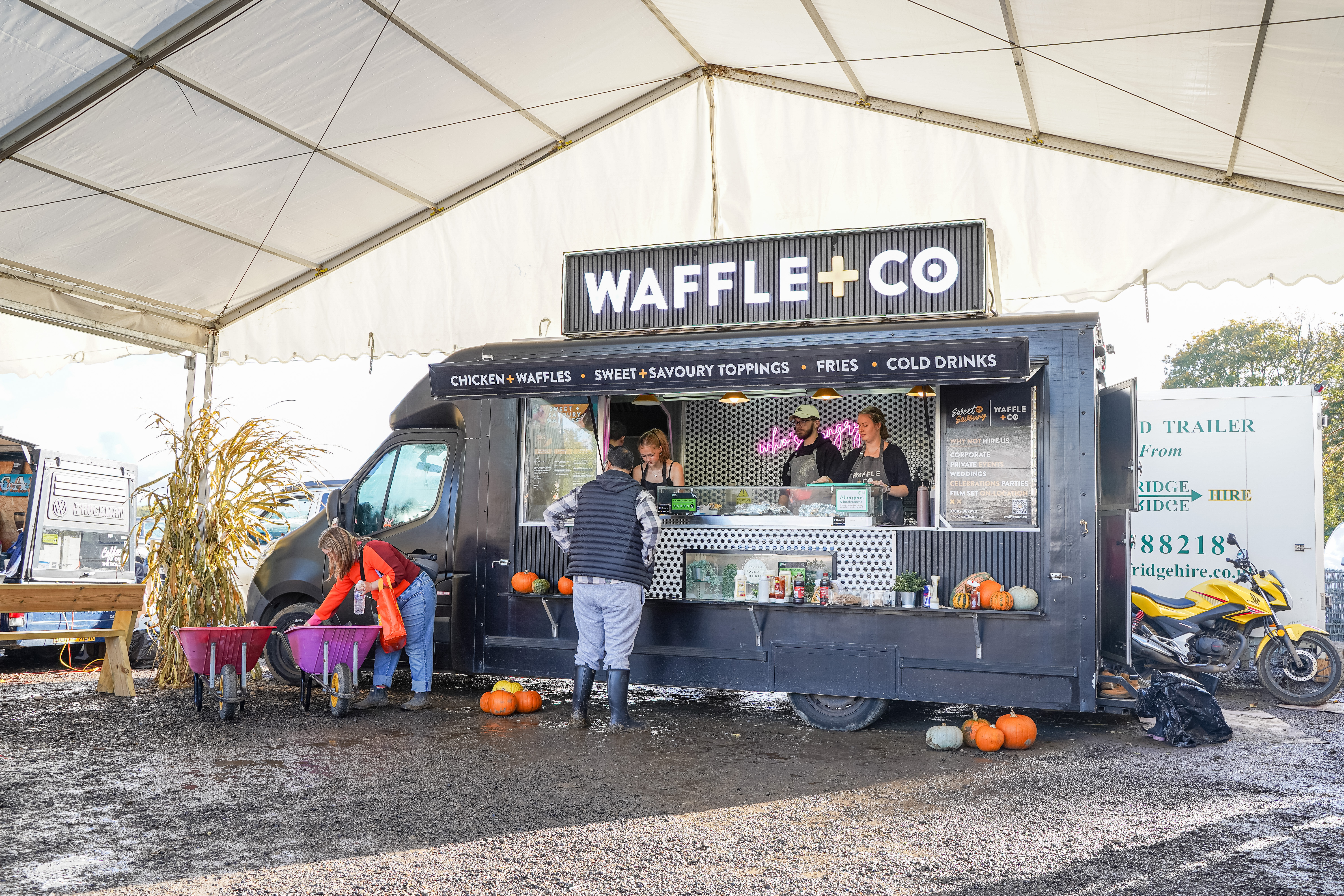 Waffle food van